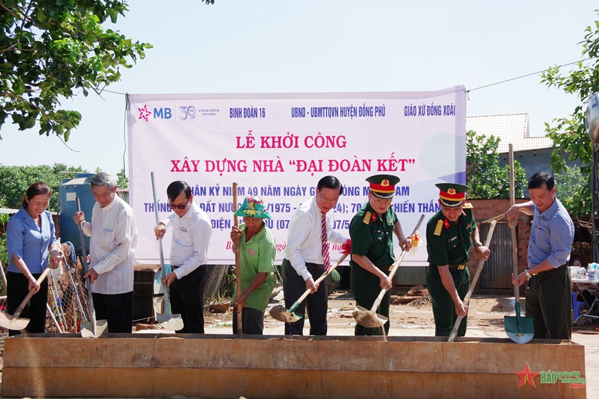 Houses built for people in difficult circumstances